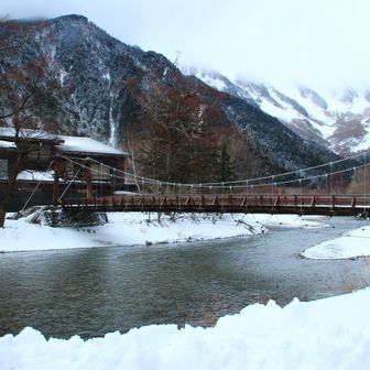 河童橋が暇そうだ。
天気が悪くなってきました。