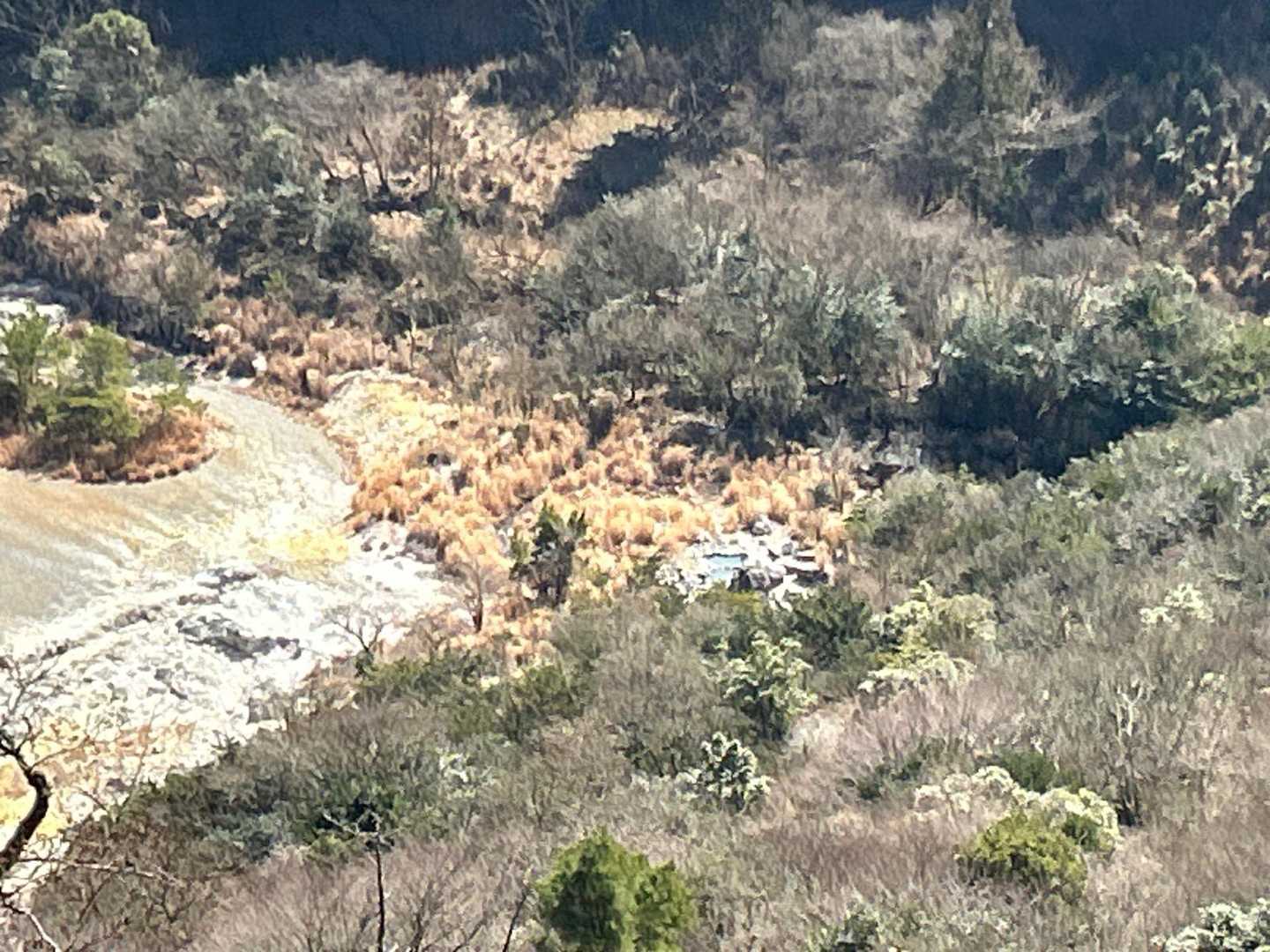 眼下に鍋山の湯
跡で行くからね❣