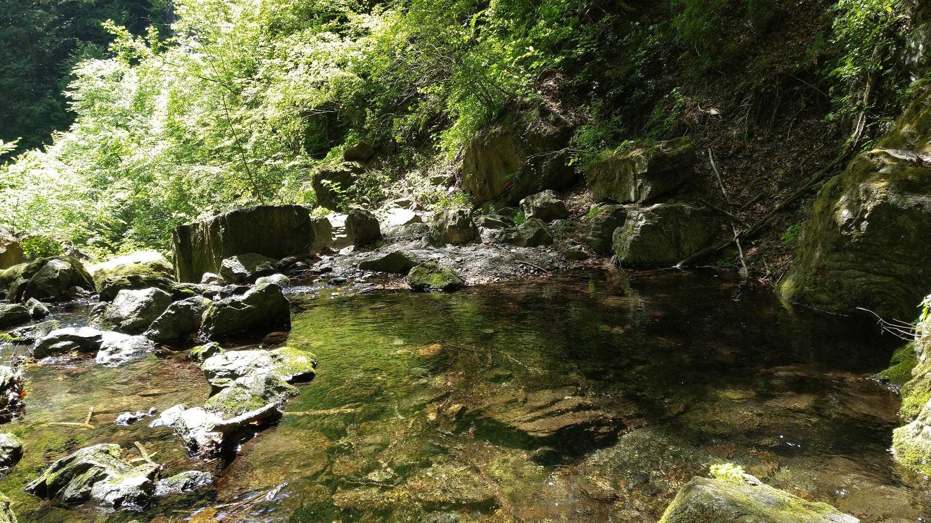 ひとり、滝と淵を満喫