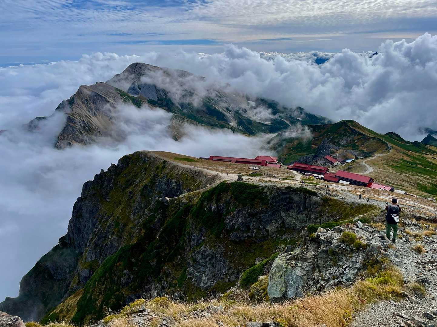 猿倉-白馬大雪渓-白馬岳 -白馬大池-栂池 周回コースの写真