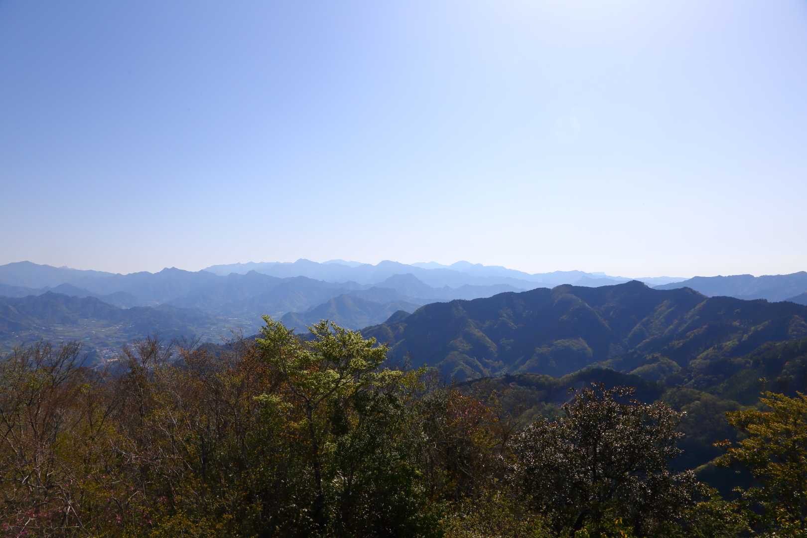 尾鈴山も見えました