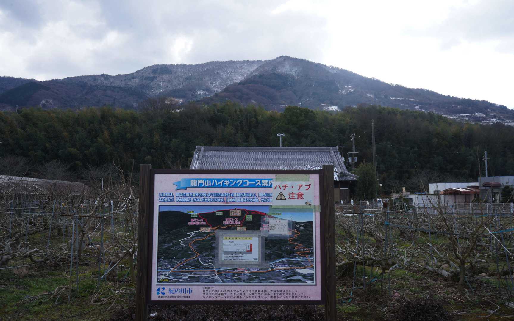 龍門山駐車場
無料(だと思う😋)で、10台以上余裕で駐車可能