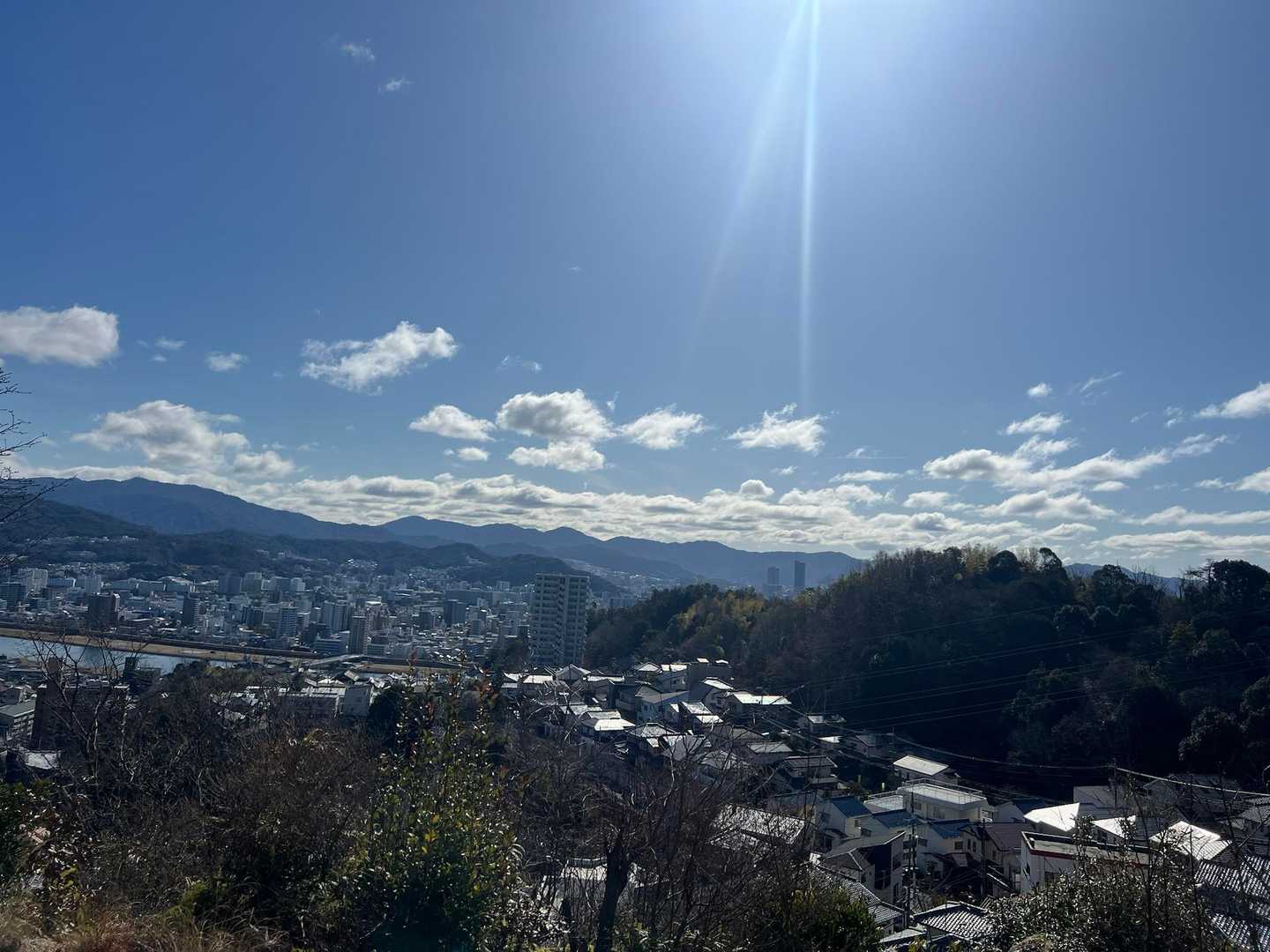 広島市三滝少年自然の家からの眺望📸