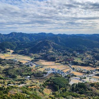 ほのぼのとした里山の景観といった感じです。