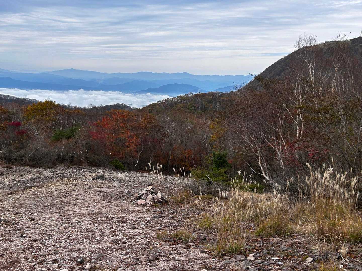 長七郎山-八丁峠-地蔵岳登山口-地蔵岳 周回コースの写真