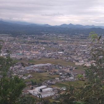 あの向こう三ツ子石池からここまで歩いて来ました