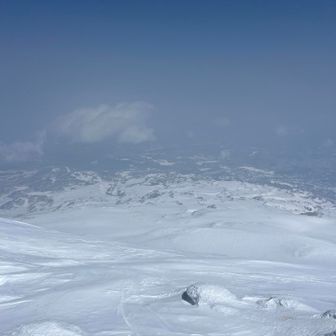 祓川方面、霞んでいますね。
