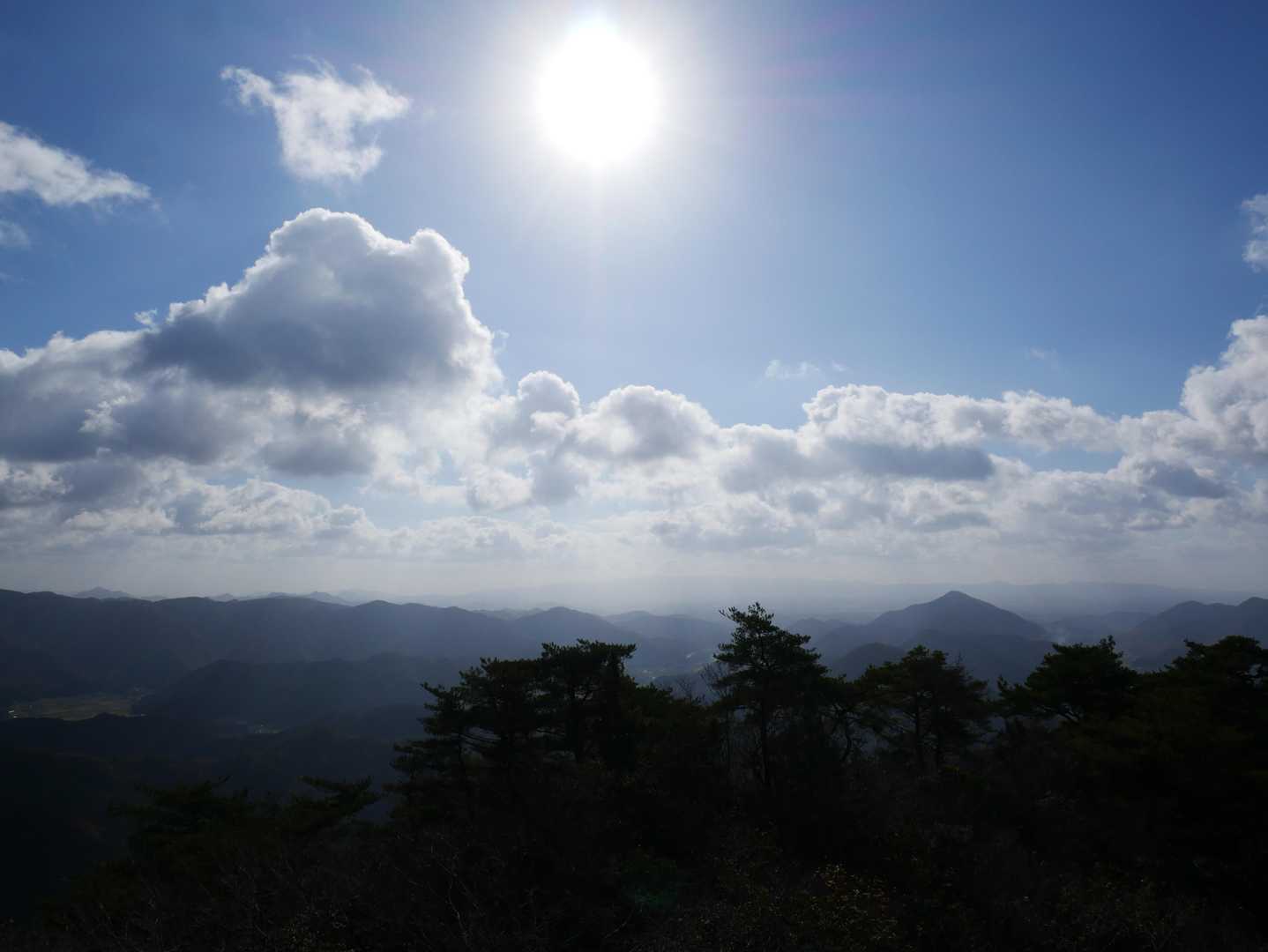 古市駅-白髪岳-松尾山-音羽山-火とぼし山 縦走コースの写真