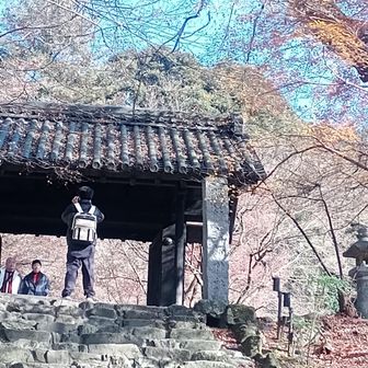 黒門
紅葉は終結