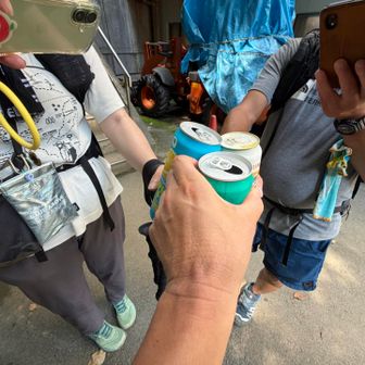 そしていつもの下山の儀🍻
