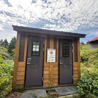 驚き‼️
なんとバイオトイレがある😳