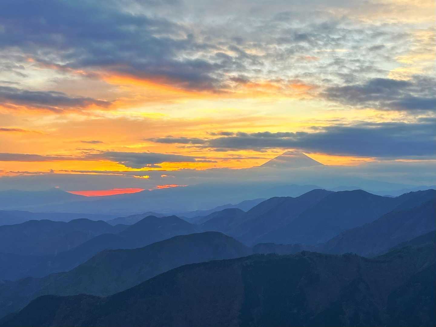 菩提峠-表尾根-塔ノ岳 往復コースの写真