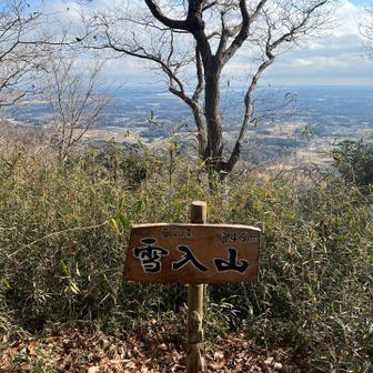 突然現れた山頂⛰️ 雪、降るのかな？