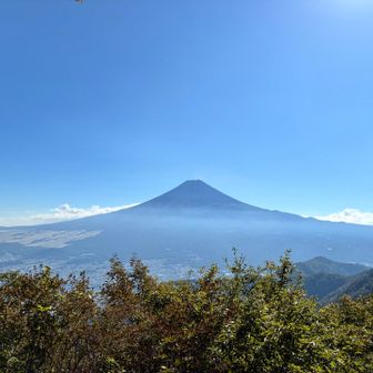 霜山から見る富士山