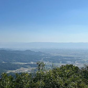 秋晴れ！砥上岳
