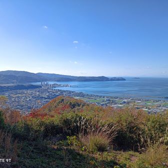 南の海南や冷水浦方向。
