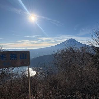 開始1時間、毛無山登頂