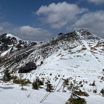 天狗岳＆根石岳山荘
今回のお目当て❣️