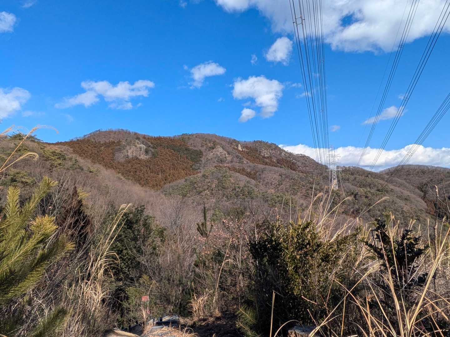 彦谷湯殿山を振り返る。
