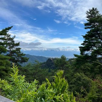 頂上風景or健康祈願の🛎️取付け