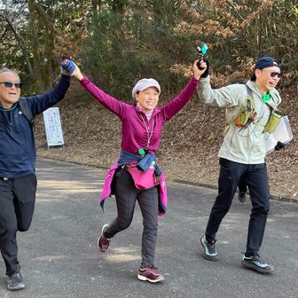 そろってゴール❗️