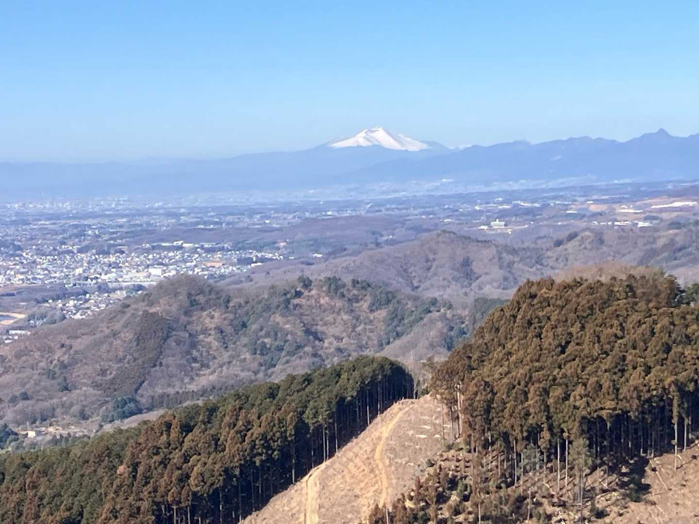 吾妻山入り口-吾妻山登山口-吾妻山-岩木戸山-萓野山 往復コースの写真