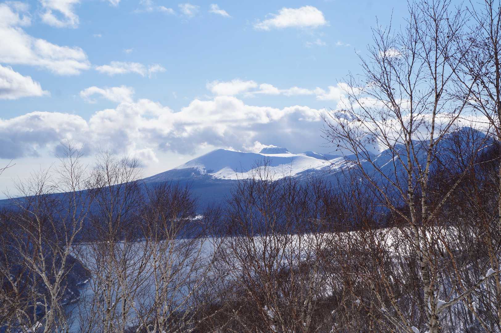 樽前山、日が陰らないうちに📸