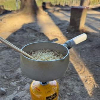 出来上がり　🍜　うまっ😋