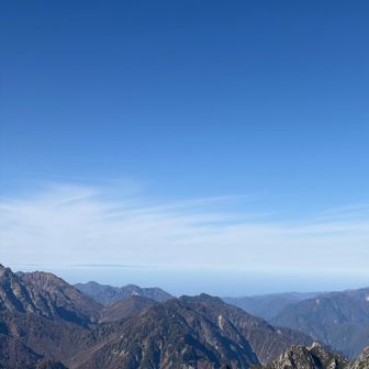 日本海が見える