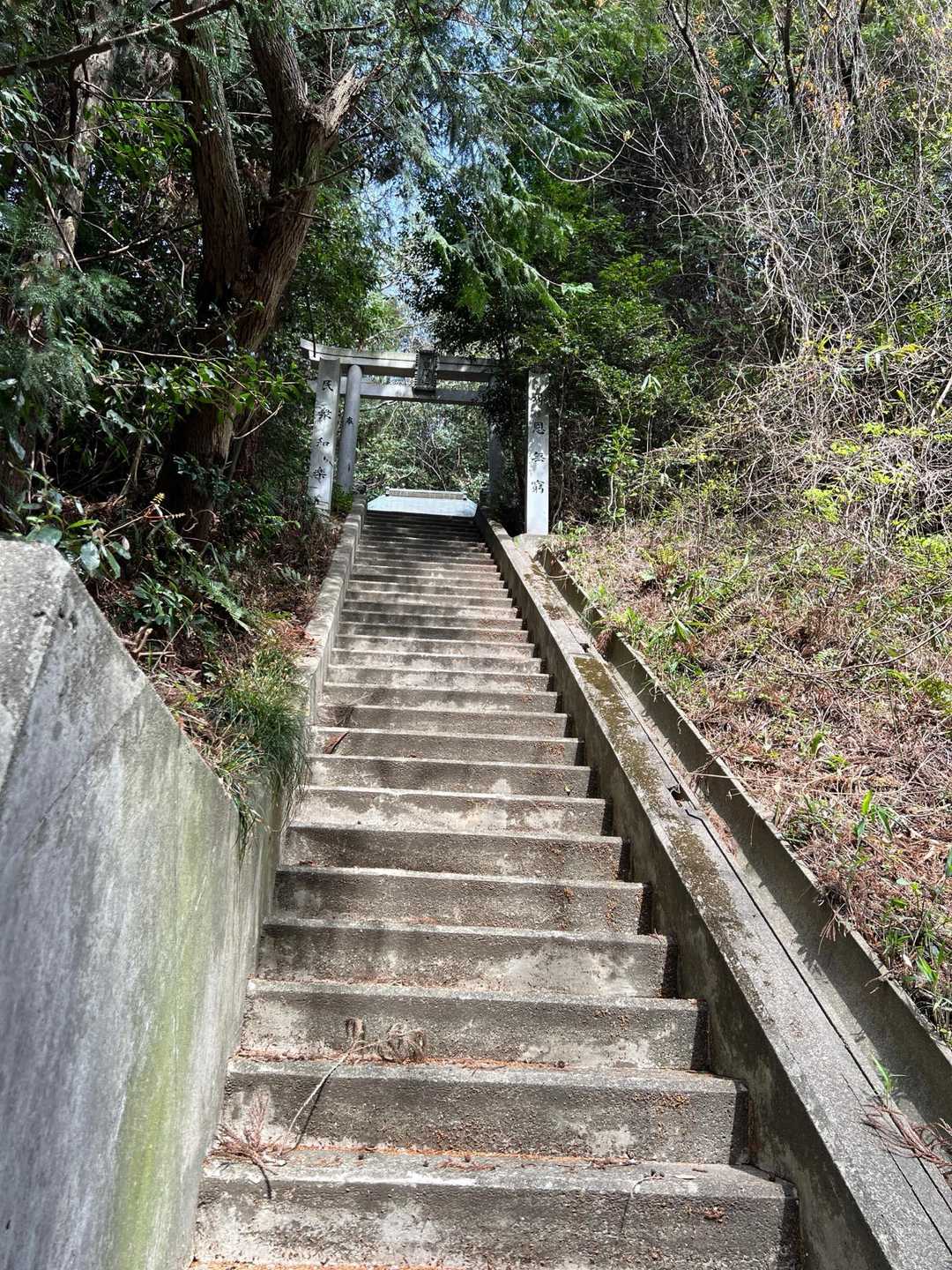 土岐城山-土岐城山登山道入口 縦走コースの写真