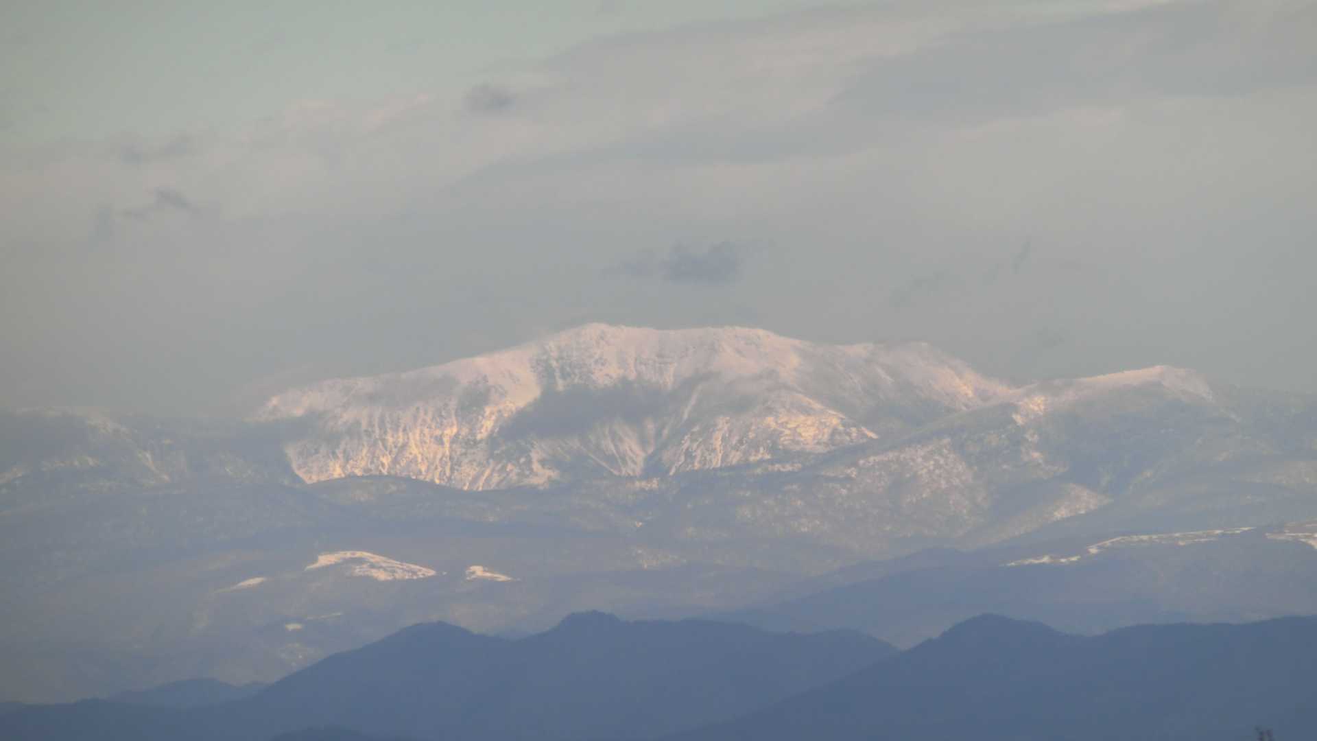 早池峰山はまずまずの雪山