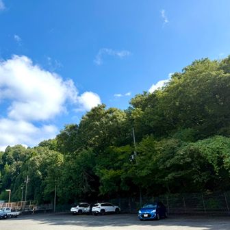 駐車場🅿️に戻りました。
