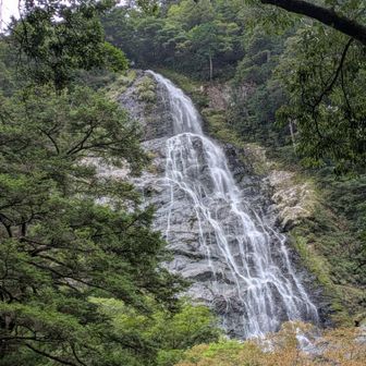 千尋滝は大迫力ですが、ちょっと水量が少ないかも…（；^ω^）