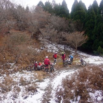 雲取峠
ここでライダーと再会。この方たちは、雲取山には登らない見たい😋