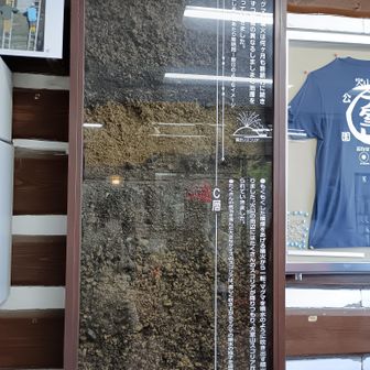 火山灰はぎ取り