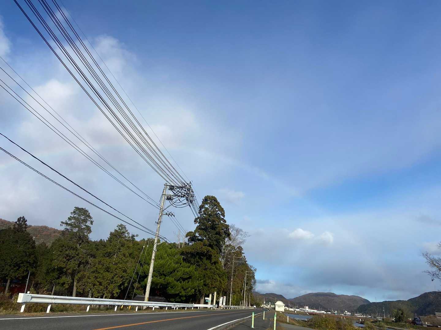 最後小雨と共に虹発見🌈