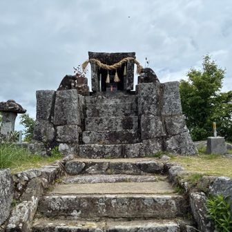 作礼東峰、標高870m⛰️
神社なんですね⛩️