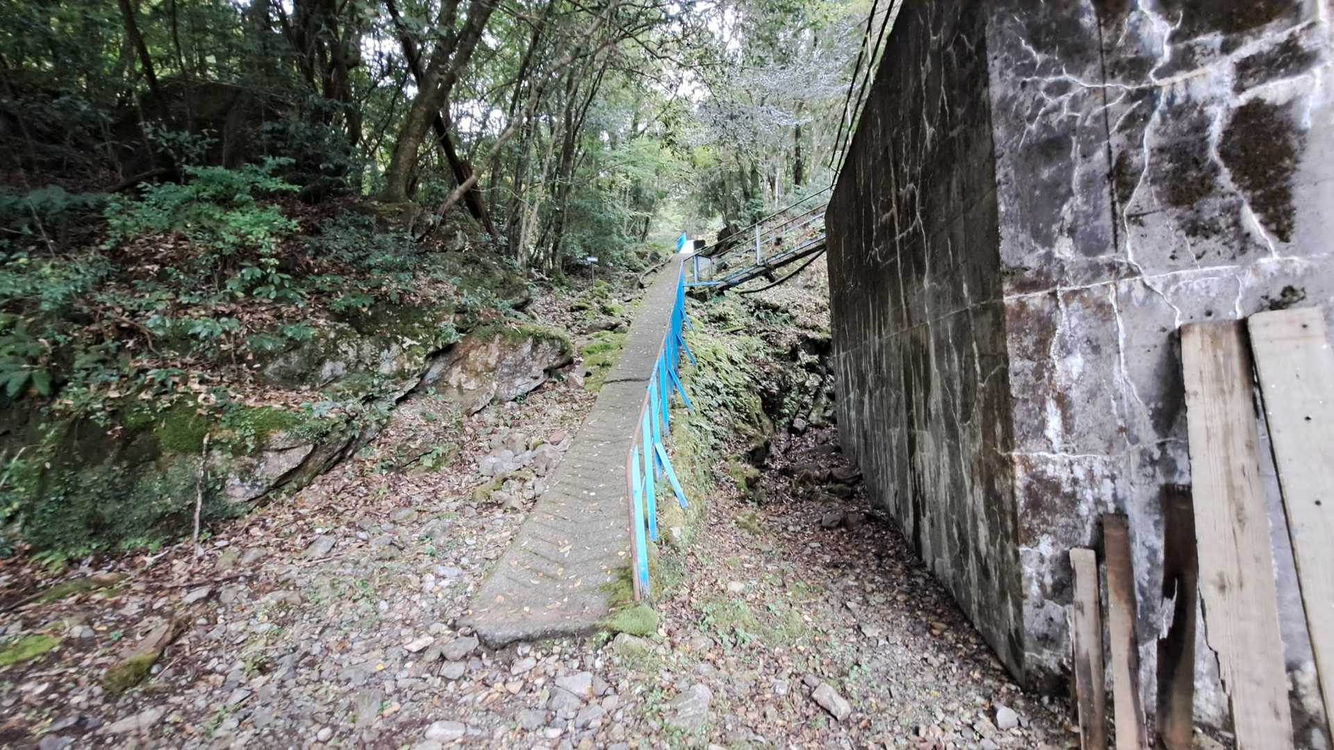まずはここを登る