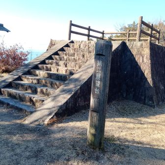 第二展望台と書いています🤔

YAMAP地図を見るとここが大崎山の山頂のようです✨

しかし見たいものはここにはないようです🤔