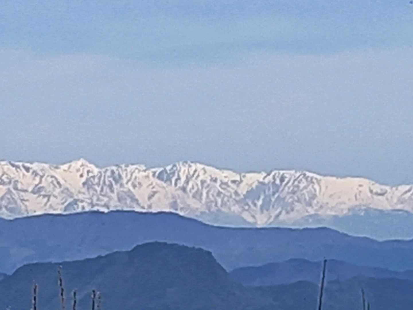 独鈷山 往復コースの写真
