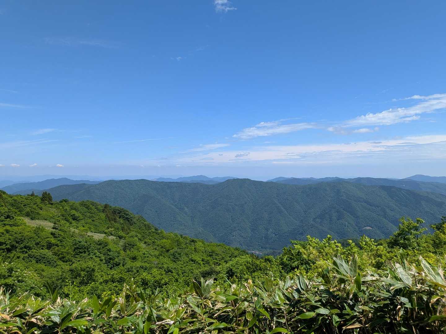 少し前に登った、立岩、市間山
