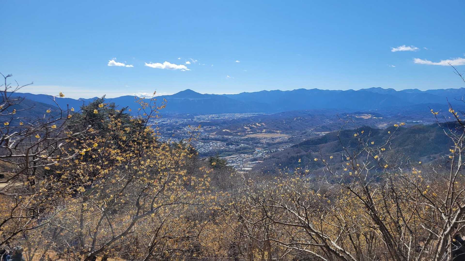 武甲山がキレイに見えます