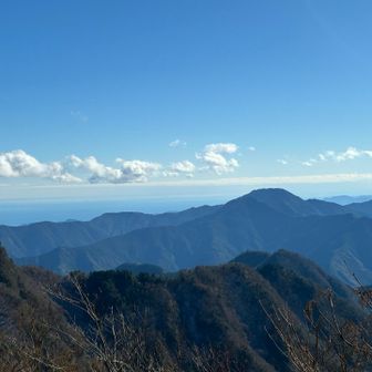 仙千代ヶ峰と熊野灘