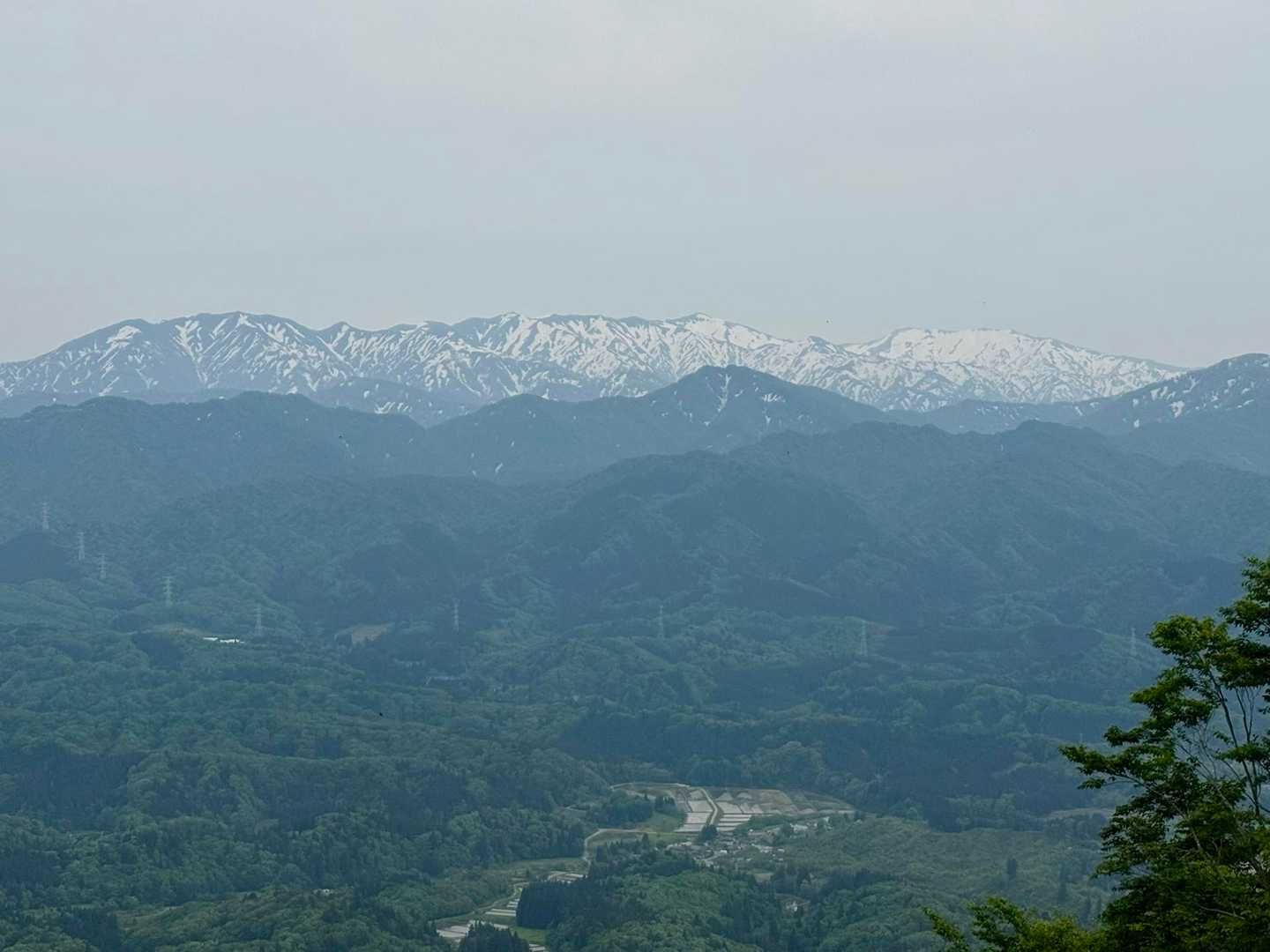 まだ雪が残ってます