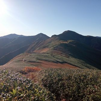 北股岳に向かいます。