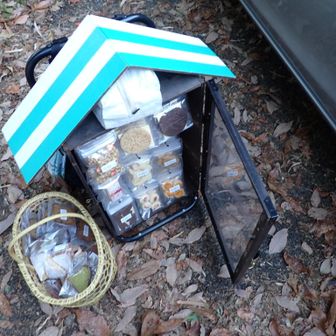 第2駐車場でてくてくさん発見。