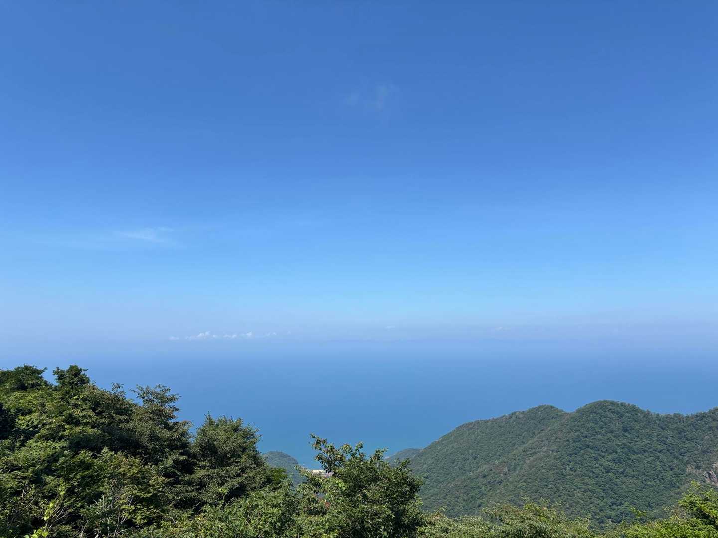ここからも海が見える🩵