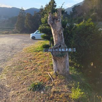 ここに停めさせていただきました