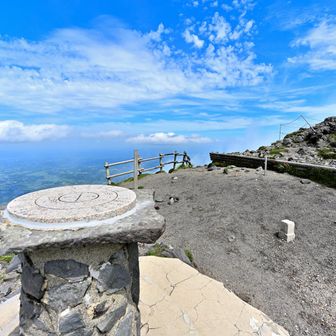 40分くらい山頂で粘って数秒の晴れ間