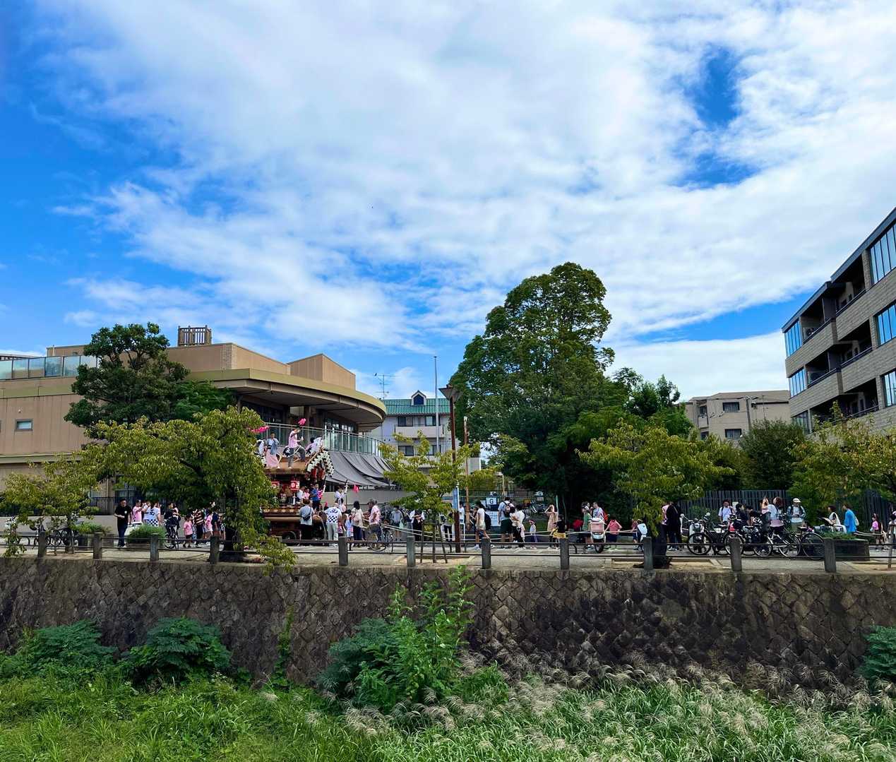 お祭りしていました